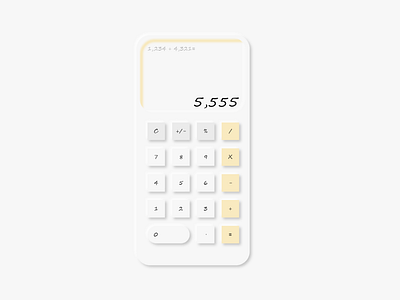 Calculator DAilyUI 4
