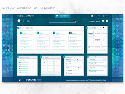 CIB Dashboard for Corporate Products corporate banking dashboard data datavisualisation fintech interaction design material design ui ux