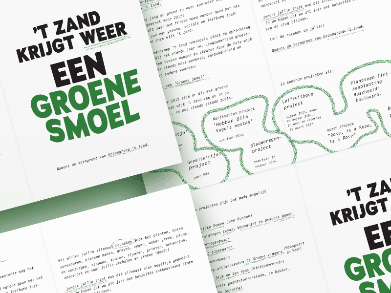 Green Community Booklet community print