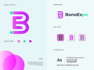 Bono Expo Modern Logo Design and Brand Identity