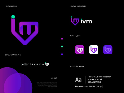 ivm Modern Logo Design and Brand Identity