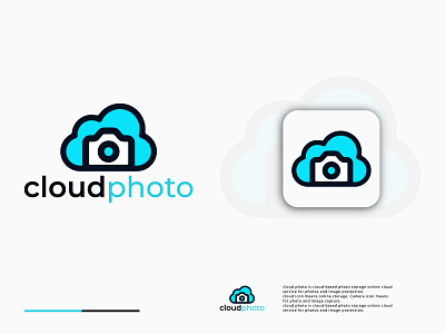 Cloud Photo Logo Design for online photo protection abstract logo brand identity branding cloud cloud logo cloud photos cloud storage creative logo logo logodesign logodesigner logomark logos modern logo modern logodesign online service photos