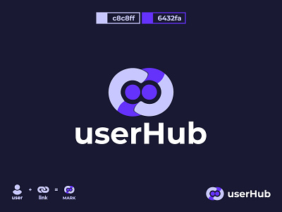 userHub Logo Design for Online Software Services abstract logo brand identity branding c letter logo creative logo hub link logo logo design branding logo designer logo symbol logodesign logomark logos logotype modern logo user userhub