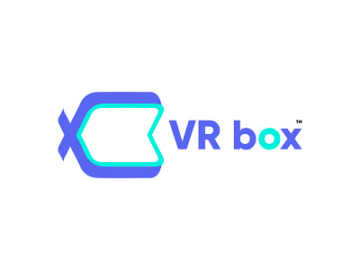 Virtual Reality Logo Design VR box