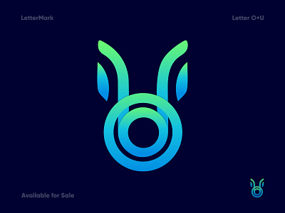 Modern Letter Mark Logo  Letter O U Concepts