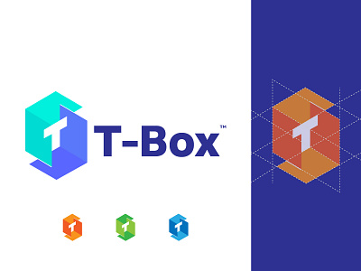 Isometric Logo Design T Box