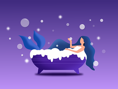 Character Mermaid animation branding character character design design graphic design illustration logo mermaid photoshop ui ux vector