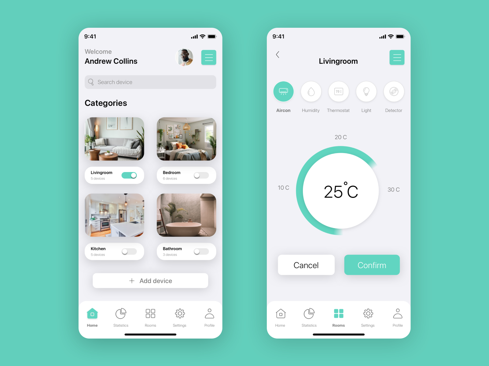 Smart Home Controller App by Gabriella Artistry on Dribbble