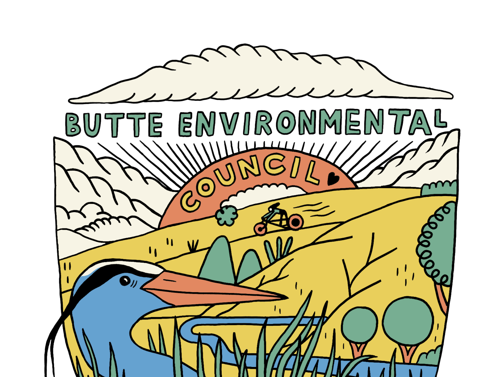 Butte Environmental Council Logo riff by Wyatt Hersey on Dribbble