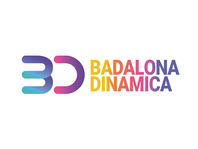 Badalona Dinamica branding design logo minimal vector