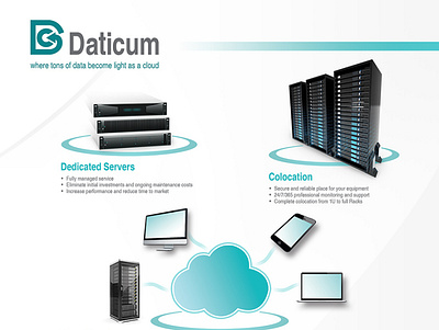 Daticum Magazine Page advert branding design