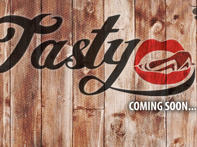 Tasty Banner Event advert branding design logo