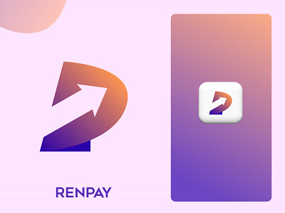 RENPAY LOGO | R & PAY MODERN LOGO DESIGN branding creative logo design custom logo deltabuddy deltabuddys design graphic design illustration illustrator logo logo design minimalist ui yousuf