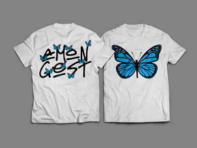 Butterfly T-shirt Design For Clients