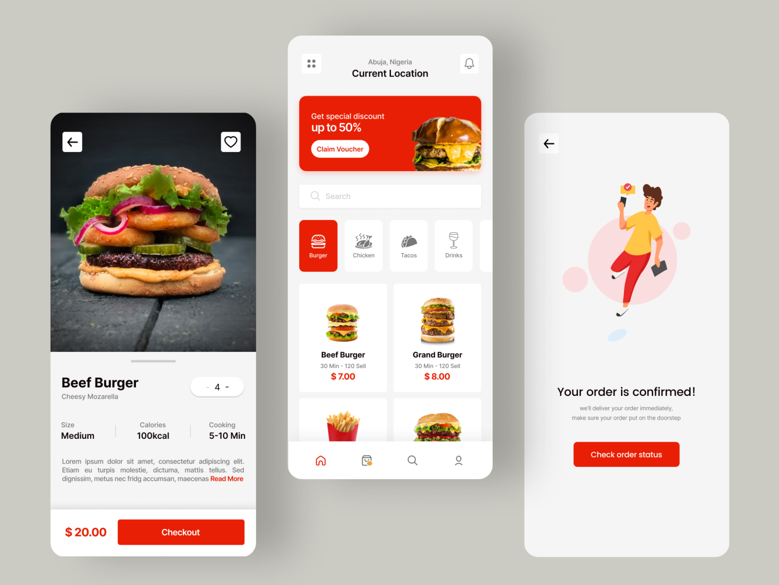 Food Ordering Application Concept by Victory on Dribbble