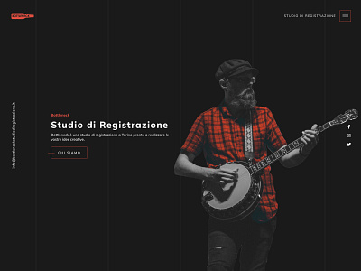 UI Design and website development - Bottleneck Recording Studio ui design web design webdesign website website concept website design