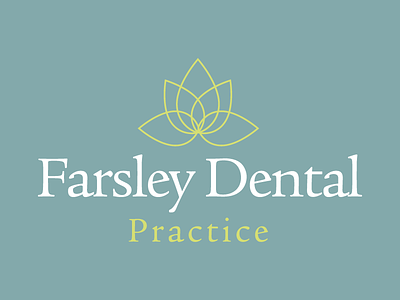 Dentist Logo brand clinical dentist friendly identity logo lotus perfection private sterile welcoming
