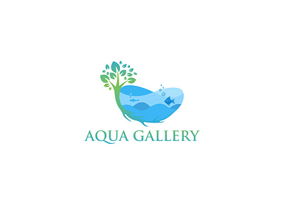 Aqua Gallery adobe adobe illustrator adobe photoshop branding creative design creative logo design graphic design icon icon design illustrator logo logo design photoshop typography ui ux vector