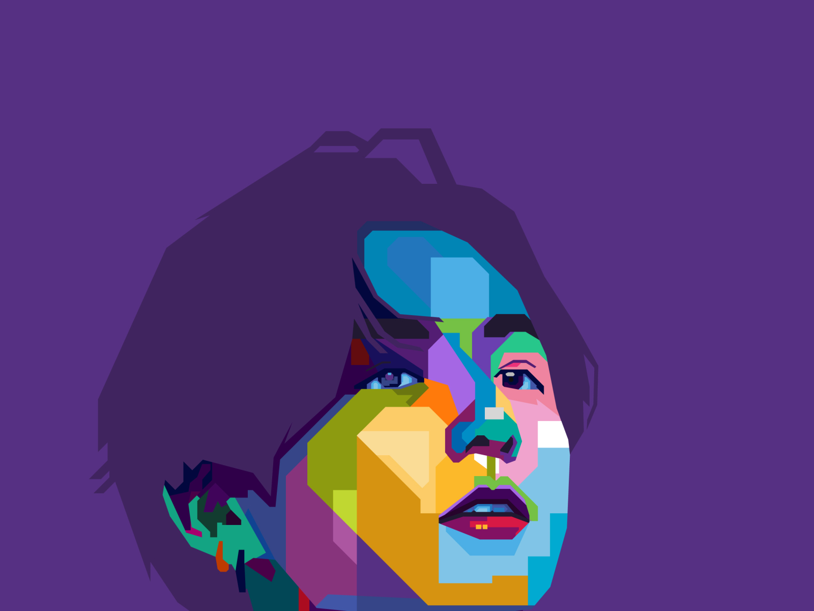 wpap pop art potrait by farhan Fadillah on Dribbble