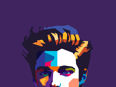 wpap pop art potrait colorful illustration pop art potrait vector vector art vector illustration wpap