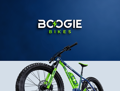BOOGIE Bikes Logo Design bike logo design bran brand brand design green logo logo design typography