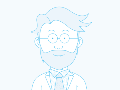 Mr. Appstein avatar beard character face illustration portrait seoshop