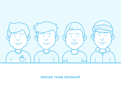 Designteam SEOshop avatar character illustration person seoshop team