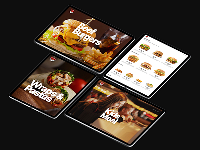 Fastfood restaurant web design fastfood restaurant ui web design web designer