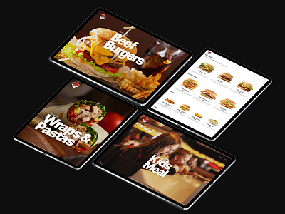 Fastfood restaurant web design