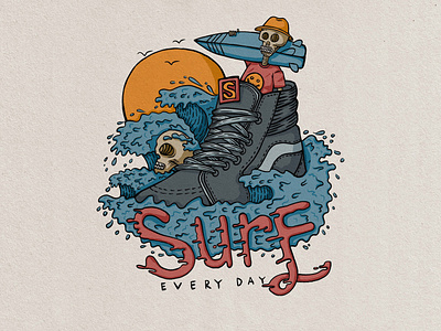 Barricada muy Escrutinio Surf Art designs, themes, templates and downloadable graphic elements on  Dribbble