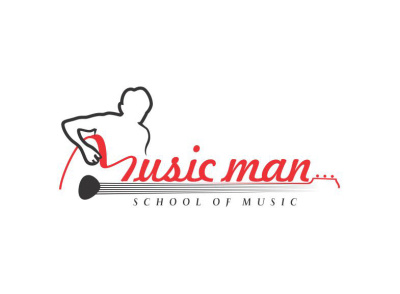 Music Man creative logo creativity design logo photoshop