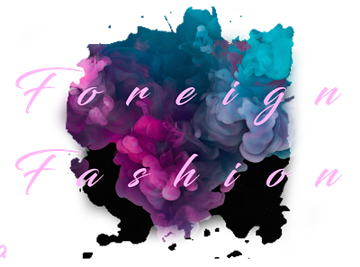 Foreign Fashion with BG branding creative logo design illustration logo photoshop typography vector