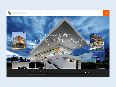 Architectural website design architectur architectural corporate creative design photoshop re design ui ux web design