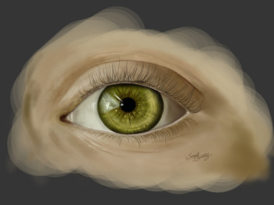 Eye Illustration digital painting digitalart illustration medical illustration wacom
