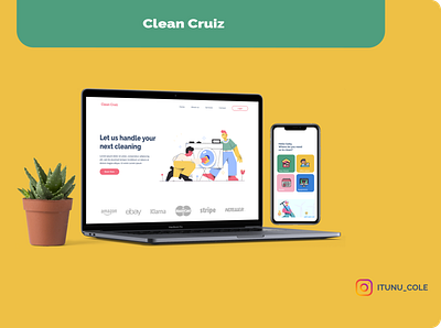 CLEAN CRUIZ design illustration typography uidesign uxdesigner webdesign