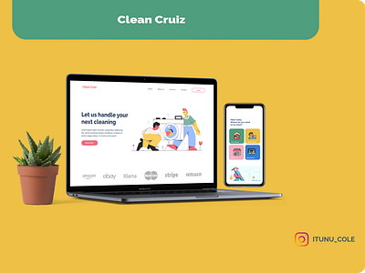 CLEAN CRUIZ design illustration typography uidesign uxdesigner webdesign