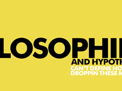 Socrates Philosophies typography