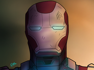 Ironman 3 / mark 42 fanart illustration