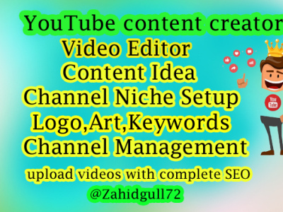 I will youtube content creator and video editing studio for you top10 top10 video video content video content creator video creation video creator video editing video production youtube youtube logo youtube video