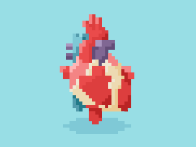 8-Bit Valentine 8bit heart pixels valentine