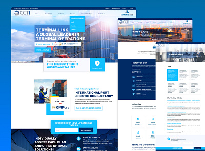 CCTI Logistics design infographic logistics logistics company uidesign user experience web design websites