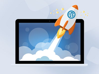 Illustration for WordPress Hosting service