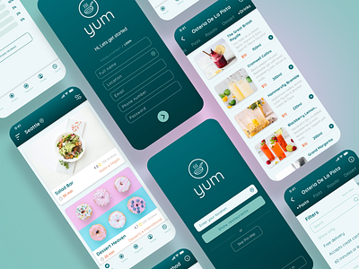 Yum app app ui ux