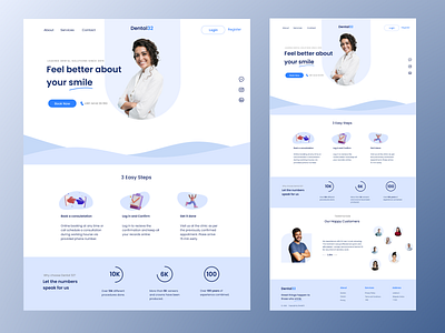 Dental clinic landing page