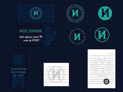SOFIANNE's hotel visual ID artwork brand brand design brand identity branding design designer graphic graphic design hotel illustraion illustrator letters logo logodesign ui vector
