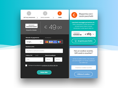 ShapeMe website: Checkout interface