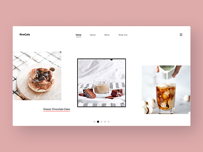 Coffee Cafe webdesign concept design inspiration landingpage ui ux uxui web webdesign website