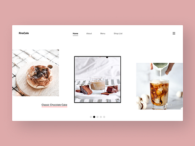 Coffee Cafe webdesign concept