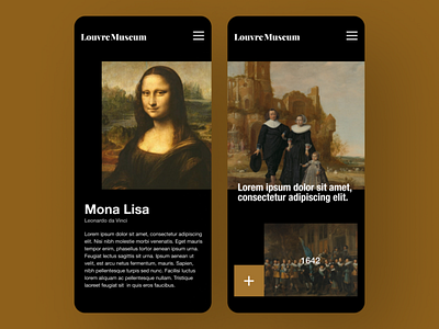 History app mobile UI design