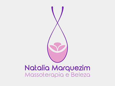 Logo Design Natalia Marquesim Massoterapia